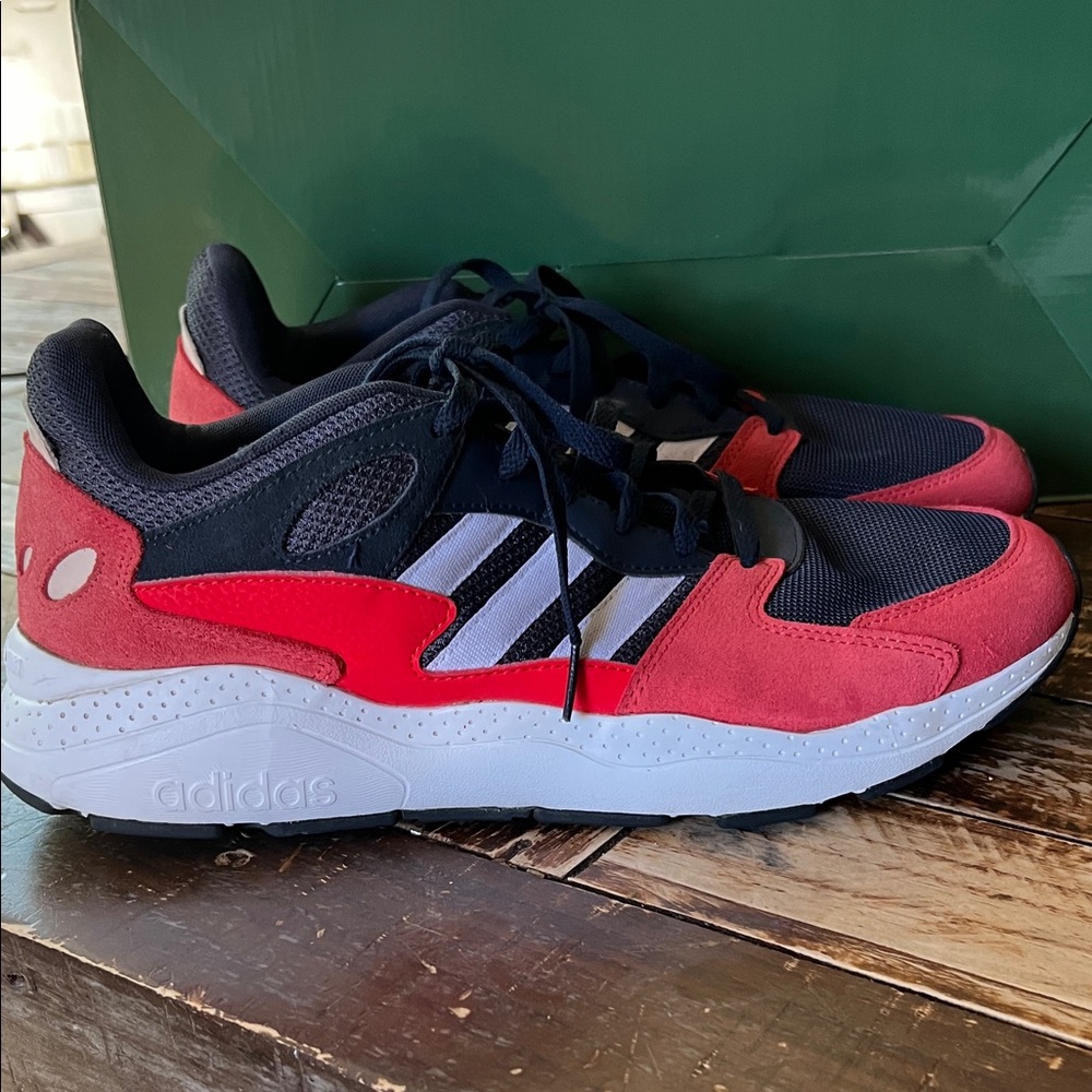 Adidas men’s Black and Red Sneakers